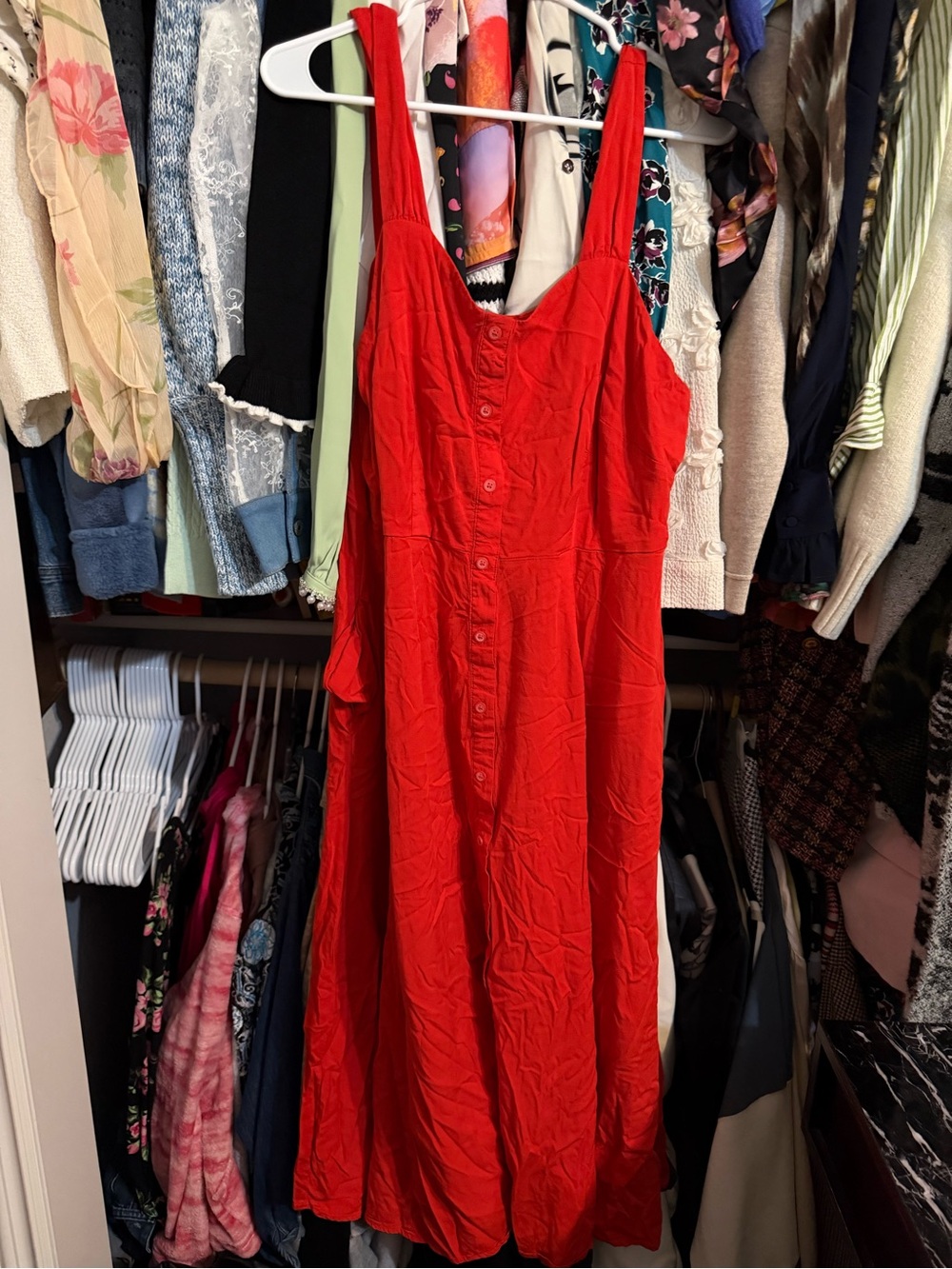 Ava & viv button up dress 2x
